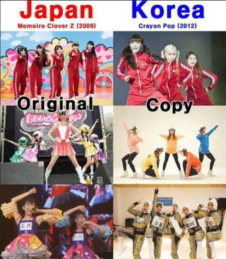 Illustration for article titled Popular K-Pop Group Accused of Ripping Off J-Pop Group. Again.